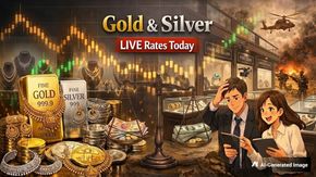 Gold Rates & Silver Rates Today (29/08/2026) LIVE: Biggest Fall In Gold Price By Rs 32,200 On Saturday After Spot Gold Crashes 3%; Know 24K, 22K, 18K Gold Prices