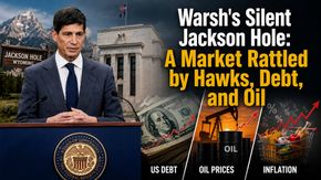 Warsh’s Jackson Hole Silence: Fed Rate Cut Hopes Face Hawkish Risks, US Debt, Oil Prices & Inflation