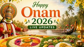 Onam 2026 LIVE Updates: Thiruvonam Celebration In Kerala Today; Check Pookalam, Sadya, Wishes & More