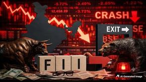 Stock Market Crash: Sensex Hits 27-Month Low, Nifty Falls To 6-Month Low; FIIs Exit $40 Billion In 2 Years  