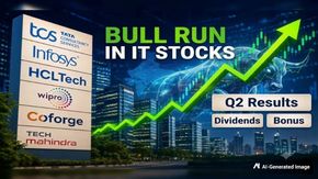 Indian IT Stocks In Blockbuster Rally; HCL Skyrockets 7%; TCS, Infosys, Coforge Jump 3-6%; Eyes On Q2, Dividends