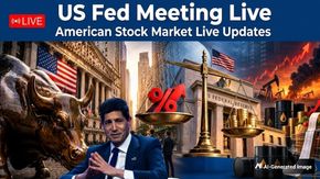 LIVE: US Fed Meeting/ US Stock Market Live Updates: Dow Jones, Nasdaq, S&P 500 Trade Cautiously As Investors Await Kevin Warsh's Speech