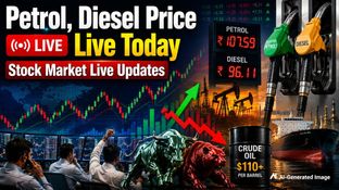 Petrol, Diesel Price/ Stock Market  Live: Sensex, Nifty Trade Higher In Opening Bell Despite Fuel Prices Hike; OMC Stocks Jump More Than 2%