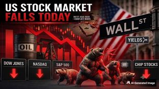 US Stock Market Crashes: Triple Digit Crude Oil Scares Dow Jones, Nasdaq, S&P 500; Chip, Tech Stocks Drag - Key Factors Here