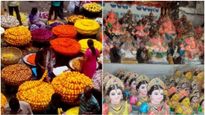  ಗೌರಿ-ಗಣೇಶ: ಭರ್ಜರಿ ಹಬ್ಬದ ಮೂಡ್ ನಲ್ಲಿ ಜನ, ಸಿಲಿಕಾನ್ ಸಿಟಿಯಲ್ಲಿ ಹೇಗಿದೆ ಹೂ-ಹಣ್ಣು ದರ?