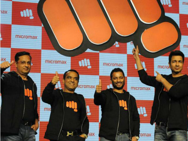 8. ರಾಹುಲ್ ಶರ್ಮಾ/ಸುಮೀತ್ ಕುಮಾರ್/ವಿಕಾಸ್ ಜೈನ್/ ರಾಜೇಶ್ ಅಗರ್ವಾಲ್, ಮೈಕ್ರೋಮ್ಯಾಕ್ಸ್ (ರೂ. 1,400 ಕೋಟಿ)