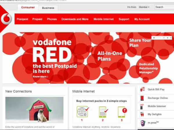 ವೋಡಾಫೋನ್ ರೂ. 299 ಯೋಜನೆಯಡಿ 20GB ಡೇಟಾ, ಅನಿಯಮಿತ ಕರೆ ಸೌಲಭ್ಯ