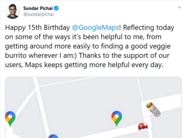 ಹೊಸ ಫೀಚರ್‌ಗಳೊಂದಿಗೆ 15ನೇ ವರ್ಷಕ್ಕೆ ಕಾಲಿಟ್ಟ ಗೂಗಲ್ ಮ್ಯಾಪ್ಸ್
