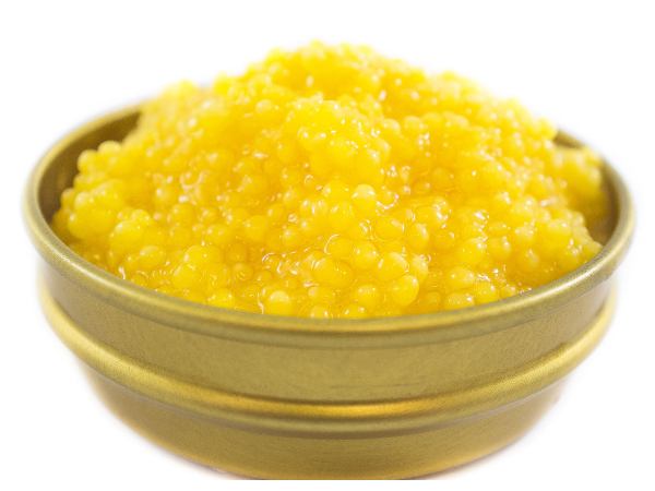 ವೈಟ್ ಪರ್ಲ್ ಅಲ್ಬಿನೋ ಕ್ಯಾವಿಯರ್ (ಅಲ್ಬಿನೋ ಮೀನಿನ ಮೊಟ್ಟೆಗಳು)