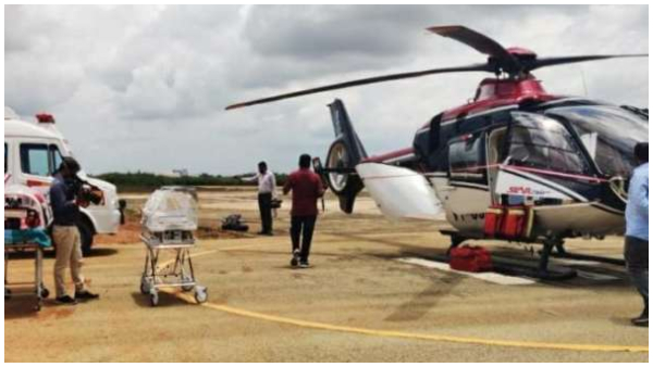  ಬೆಂಗಳೂರು ಮೂಲದ ಏರ್ ಆಂಬ್ಯುಲೆನ್ಸ್‌ಗೆ ಡಿಮ್ಯಾಂಡಪ್ಪೋ ಡಿಮ್ಯಾಂಡೊ!