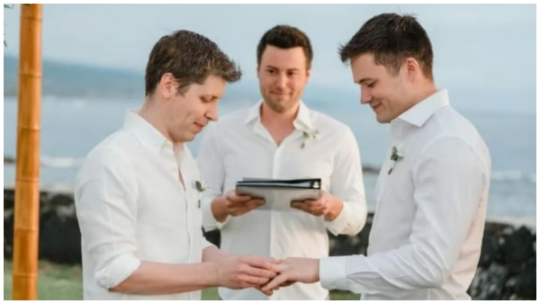  ತನ್ನ ಪಾಲುದಾರ ಆಲಿವರ್‌ನನ್ನು ವಿವಾಹವಾದ್ರ ಓಪನ್ ಎಐನ ಸ್ಯಾಮ್?