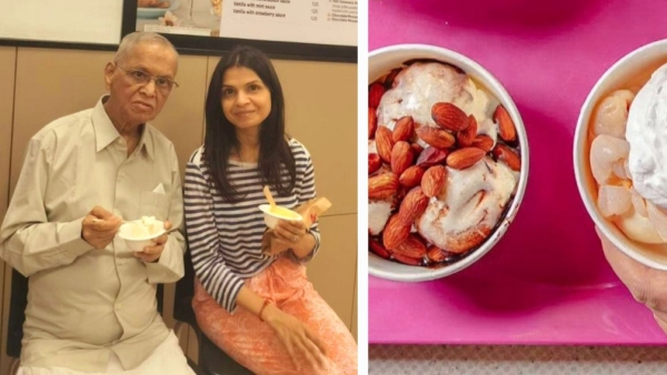 ಕಾರ್ನರ್‌ ಹೌಸ್‌ನಲ್ಲಿ ಐಸ್‌ಕ್ರೀಂ ತಿಂದ ಇನ್ಫೋಸಿಸ್‌ ನಾರಾಯಣ ಮೂರ್ತಿ 