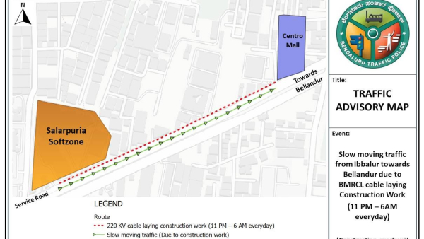 ಮುಂದಿನ ೨೦ ದಿನದಲ್ಲಿ ಬೆಂಗಳೂರಿನ ಈ ರಸ್ತೆಯಲ್ಲಿ ಭಾರೀ ದಟ್ಟಣೆ 