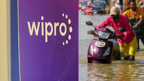  ಸರ್ಜಾಪುರ ವಿಪ್ರೋ ಕಚೇರಿ ಮುಂಭಾಗದಲ್ಲಿ ರಸ್ತೆಗಳಲ್ಲಿ ನೀರು