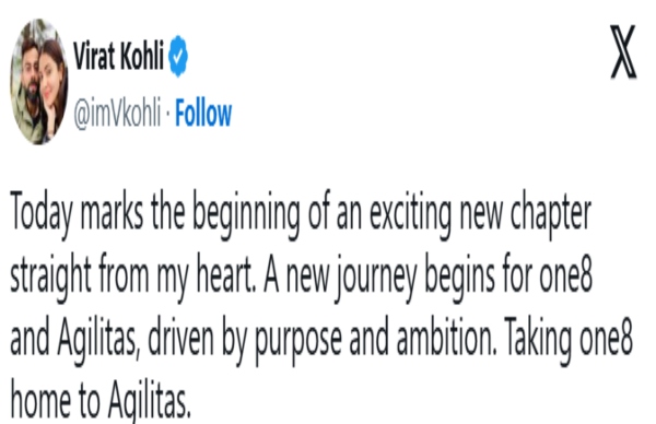 ವಿರಾಟ್ ಕೊಹ್ಲಿ One8 ಸ್ಪೋರ್ಟ್ಸ್ ಬ್ರಾಂಡ್ ಮಾರಾಟ ಏಕೆ?