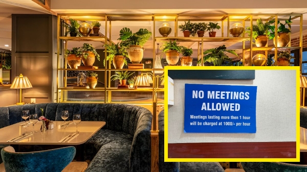 ಬೆಂಗಳೂರಿನ ಈ ಹೋಟೆಲ್‌ನಲ್ಲಿ ಮೀಟಿಂಗ್‌ ಮಾಡಿದ್ರೆ 1,000 ದಂಡ! ಯಾಕೆ?