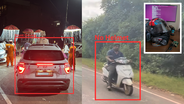 ಟೆಕ್ಕಿ ತಯಾರಿಸಿದ AI Helmet ನೋಡಿ ಪೊಲೀಸರೇ ಶಾಕ್‌! ಅಂಥದ್ದೇನಿದೆ