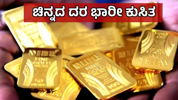 Gold Price: ಚಿನ್ನದ ಬೆಲೆ 2ನೇ ದಿನವೂ ದಾಖಲೆಯ ಕುಸಿತ: ಹೂಡಿಕೆದಾರರಿಗೆ ಆಘಾತ, ಗ್ರಾಹಕರಿಗೆ ಹರ್ಷ