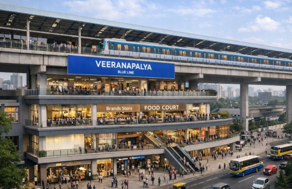ಈ ಮೆಟ್ರೋ ಸ್ಟೇಷನ್‌ನಲ್ಲಿ 3 ಅಂತಸ್ತಿನ ಶಾಪಿಂಗ್ ಹಬ್!