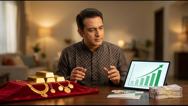 ಚಿನ್ನದ ಬೆಲೆ ಏರಿಕೆ: ಹೂಡಿಕೆದಾರರಿಗೆ ಈಗ ಸುವರ್ಣಾವಕಾಶವೇ? ಚಿನ್ನದ ಬೆಲೆ ಏರಿಕೆ: ಹೂಡಿಕೆದಾರರಿಗೆ ಈಗ ಸುವರ್ಣಾವಕಾಶವೇ?