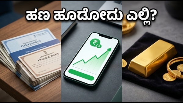 ಎಫ್‌ಡಿ, ಎಸ್‌ಐಪಿ ಅಥವಾ ಚಿನ್ನ: ಯಾವುದು ಬೆಸ್ಟ್?