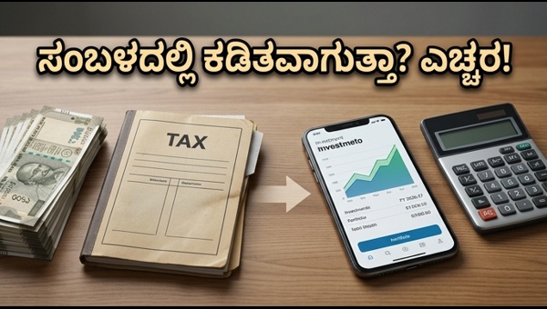 ತೆರಿಗೆ ನಿಯಮ ಬದಲಾವಣೆ: ಸಂಬಳದಲ್ಲಿ ಬದಲಾವಣೆ ಖಚಿತ