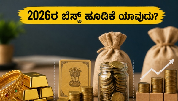 ಹೂಡಿಕೆ ತಂತ್ರ 2026: ಚಿನ್ನ, ಎಸ್ಬಿಜಿ, ಎಫ್ಡಿ ಯಾವುದು? ಹೂಡಿಕೆ ತಂತ್ರ 2026: ಚಿನ್ನ, ಎಸ್ಬಿಜಿ, ಎಫ್ಡಿ ಯಾವುದು?