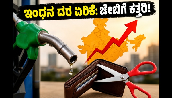 ಪೆಟ್ರೋಲ್ ಡೀಸೆಲ್ ದರ ಏರಿಕೆ: ಜನಸಾಮಾನ್ಯರಿಗೆ ಆರ್ಥಿಕ ಹೊರೆ ಪೆಟ್ರೋಲ್ ಡೀಸೆಲ್ ದರ ಏರಿಕೆ: ಜನಸಾಮಾನ್ಯರಿಗೆ ಆರ್ಥಿಕ ಹೊರೆ
