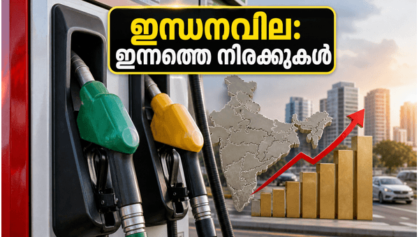 ഇന്ധനവിലയിൽ ആശ്വാസം; ഇന്നത്തെ നിരക്കുകൾ അറിയാം