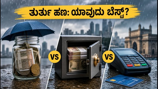 ತುರ್ತು ಹಣದ ಅಗತ್ಯ: ಯಾವುದು ಉತ್ತಮ ಆಯ್ಕೆ?