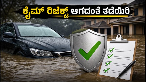 ಪ್ರವಾಹದಲ್ಲಿ ಕಾರು-ಮನೆಗೆ ಹಾನಿ: ಇನ್ಶೂರೆನ್ಸ್ ಕ್ಲೈಮ್ ಪಡೆಯುವುದು ಹೇಗೆ? ಪ್ರವಾಹದಲ್ಲಿ ಕಾರು-ಮನೆಗೆ ಹಾನಿ: ಇನ್ಶೂರೆನ್ಸ್ ಕ್ಲೈಮ್ ಪಡೆಯುವುದು ಹೇಗೆ?