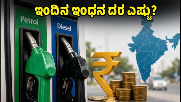 ಇಂದಿನ ಪೆಟ್ರೋಲ್, ಡೀಸೆಲ್ ದರ: ಲೇಟೆಸ್ಟ್ ಅಪ್ಡೇಟ್ ಇಂದಿನ ಪೆಟ್ರೋಲ್, ಡೀಸೆಲ್ ದರ: ಲೇಟೆಸ್ಟ್ ಅಪ್ಡೇಟ್
