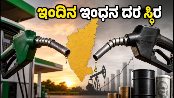 ಕರ್ನಾಟಕದಲ್ಲಿ ಇಂದಿನ ಪೆಟ್ರೋಲ್-ಡೀಸೆಲ್ ದರ ಸ್ಥಿರ ಕರ್ನಾಟಕದಲ್ಲಿ ಇಂದಿನ ಪೆಟ್ರೋಲ್-ಡೀಸೆಲ್ ದರ ಸ್ಥಿರ