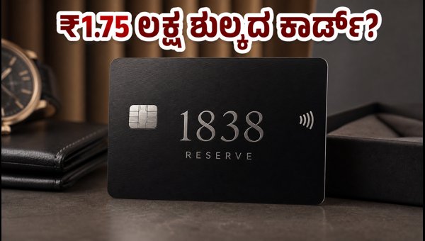 ICICI 1838 Reserve: ₹1.75 ಲಕ್ಷ ಶುಲ್ಕದ ಕಾರ್ಡ್? ICICI 1838 Reserve: ₹1.75 ಲಕ್ಷ ಶುಲ್ಕದ ಕಾರ್ಡ್?