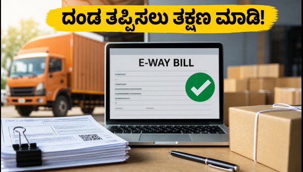 ಇ-ವೇ ಬಿಲ್ ನಿಯಮ: ದಂಡ ತಪ್ಪಿಸಲು ಹೀಗೆ ಮಾಡಿ