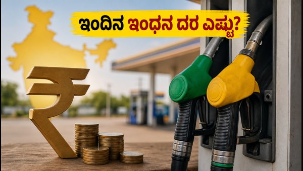 ಬೆಂಗಳೂರಿನಲ್ಲಿ ಇಂದಿನ ಪೆಟ್ರೋಲ್, ಡೀಸೆಲ್ ದರಗಳ ಮಾಹಿತಿ