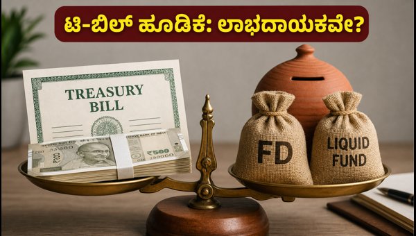 ಆರ್ಬಿಐ ಟಿ-ಬಿಲ್ ಹರಾಜು: ಹೂಡಿಕೆದಾರರಿಗೆ ಸಿಗುವ ಲಾಭವೇನು? ಆರ್ಬಿಐ ಟಿ-ಬಿಲ್ ಹರಾಜು: ಹೂಡಿಕೆದಾರರಿಗೆ ಸಿಗುವ ಲಾಭವೇನು?