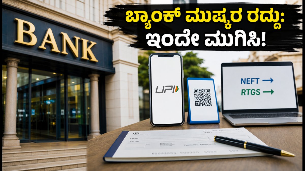 ಬ್ಯಾಂಕ್ ಮುಷ್ಕರ ರದ್ದು: ಇಂದೇ ನಿಮ್ಮ ಹಣಕಾಸಿನ ಕೆಲಸಗಳನ್ನು ಮುಗಿಸಿ, ಇಲ್ಲದಿದ್ದರೆ ಕಷ್ಟ!