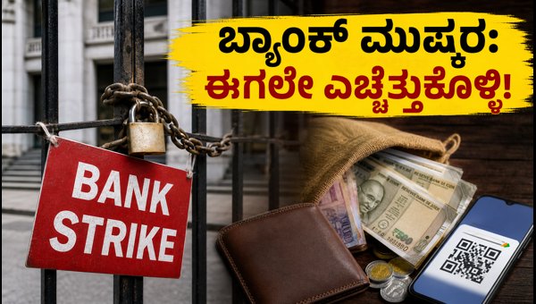 ಸೆಪ್ಟೆಂಬರ್ 11 ರ ಬ್ಯಾಂಕ್ ಮುಷ್ಕರ: ಎಚ್ಚರವಿರಲಿ!