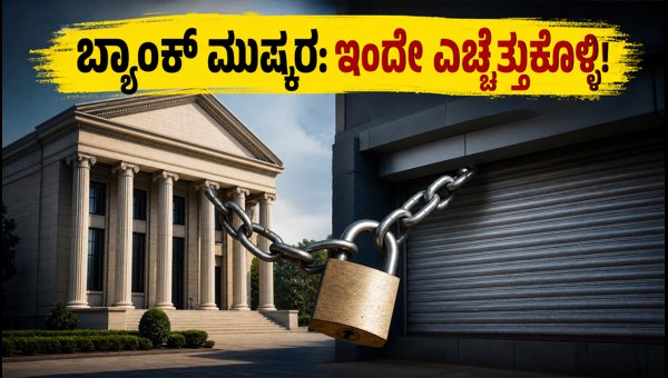 ಸೆಪ್ಟೆಂಬರ್ 28-30 ಬ್ಯಾಂಕ್ ಮುಷ್ಕರ: ಇಂದೇ ಪ್ಲಾನ್ ಮಾಡಿ ಸೆಪ್ಟೆಂಬರ್ 28-30 ಬ್ಯಾಂಕ್ ಮುಷ್ಕರ: ಇಂದೇ ಪ್ಲಾನ್ ಮಾಡಿ
