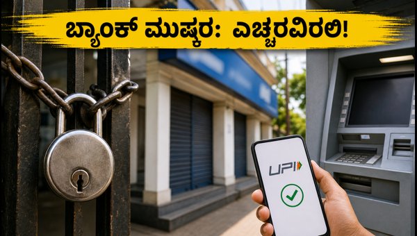 ಸೆಪ್ಟೆಂಬರ್ 28-30 ಬ್ಯಾಂಕ್ ಮುಷ್ಕರ: ಗ್ರಾಹಕರಿಗೆ ಎಚ್ಚರಿಕೆ ಸೆಪ್ಟೆಂಬರ್ 28-30 ಬ್ಯಾಂಕ್ ಮುಷ್ಕರ: ಗ್ರಾಹಕರಿಗೆ ಎಚ್ಚರಿಕೆ