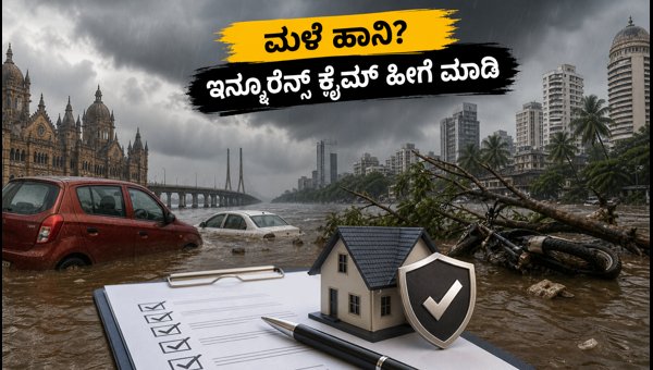 ಮಳೆ ಹಾನಿ: ಇನ್ಶೂರೆನ್ಸ್ ಕ್ಲೈಮ್ ಮಾಡುವ ಸರಿಯಾದ ವಿಧಾನ ಮಳೆ ಹಾನಿ: ಇನ್ಶೂರೆನ್ಸ್ ಕ್ಲೈಮ್ ಮಾಡುವ ಸರಿಯಾದ ವಿಧಾನ