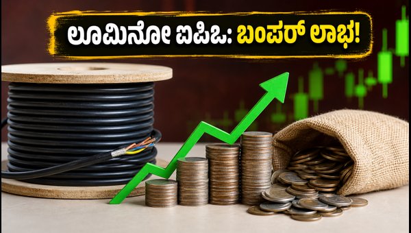 ಲೂಮಿನೋ ಇಂಡಸ್ಟ್ರೀಸ್ ಐಪಿಒ: ಹೂಡಿಕೆದಾರರಿಗೆ ಬಂಪರ್ ಲಾಭ