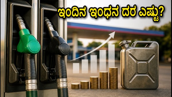 ಇಂದಿನ ಪೆಟ್ರೋಲ್, ಡೀಸೆಲ್ ದರ: ನಿಮ್ಮ ನಗರದ ವಿವರ