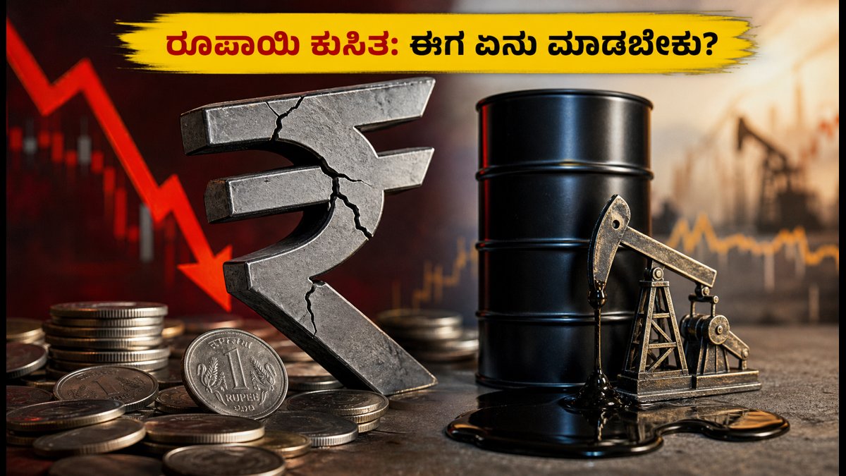ರೂಪಾಯಿ ಮೌಲ್ಯ 96ಕ್ಕೆ ಕುಸಿತ, ಬ್ರೆಂಟ್ ತೈಲ $106 ದಾಟಿದೆ: ಇಂದಿನ ಷೇರು ಮಾರುಕಟ್ಟೆಯಲ್ಲಿ ಲಾಭ ಗಳಿಸುವುದು ಹೇಗೆ?