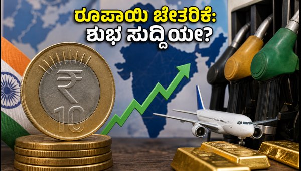 ರೂಪಾಯಿ ಚೇತರಿಕೆ: ಇಂಧನ ಮತ್ತು ಚಿನ್ನದ ದರದಲ್ಲಿ ಬದಲಾವಣೆ?
