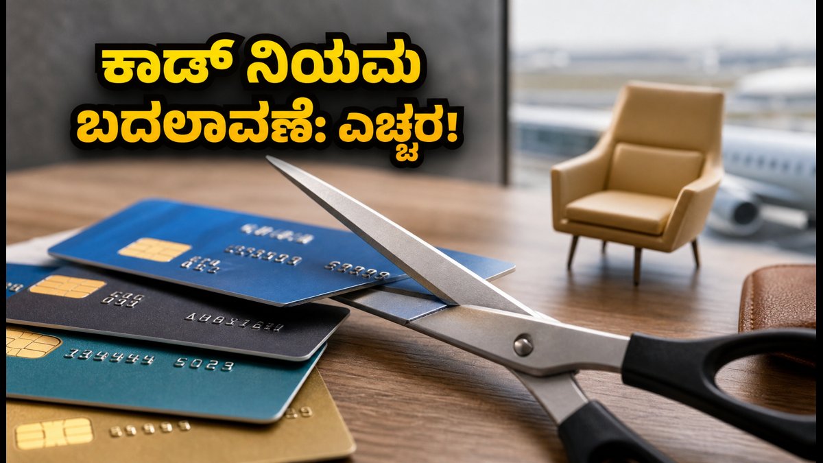 ಕ್ರೆಡಿಟ್ ಕಾರ್ಡ್ ಬಳಕೆದಾರರೇ ಎಚ್ಚರ! ಅಕ್ಟೋಬರ್ 23, 26 ಮತ್ತು ನವೆಂಬರ್ 15ರಂದು ನಿಮ್ಮ ಕಾರ್ಡ್‌ನಲ್ಲಿ ಏನೇನು ಬದಲಾಗಲಿದೆ?