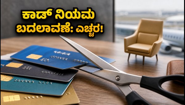 ಕ್ರೆಡಿಟ್ ಕಾರ್ಡ್ ನಿಯಮ ಬದಲಾವಣೆ: ನೀವು ತಿಳಿಯಲೇಬೇಕಾದ ಮಾಹಿತಿ