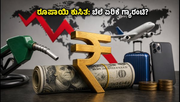 95ರ ಗಡಿ ತಲುಪಿದ ರೂಪಾಯಿ: ಬೆಲೆ ಏರಿಕೆ ಆತಂಕ