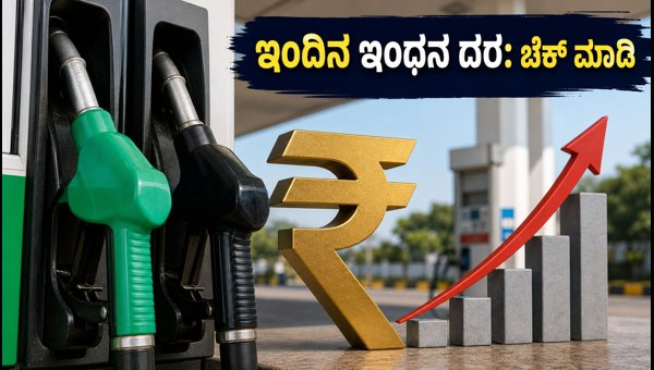 ಇಂದಿನ ಪೆಟ್ರೋಲ್, ಡೀಸೆಲ್ ದರ: ಲೇಟೆಸ್ಟ್ ಅಪ್ಡೇಟ್